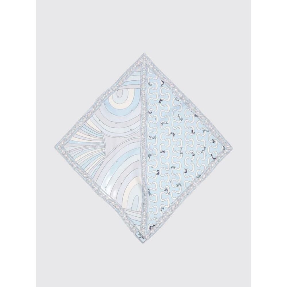 Pucci Women Pucci Vintage Design Foulard In Pure Silk With Fauna Print